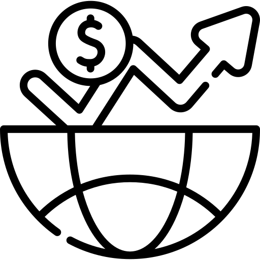 آیکون سرمایه‌گذاری مالی