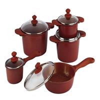 سرویس قابلمه ۱۰ پارچه طرح چدن والنسیا