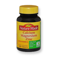 مکمل غذایی کلسیم منیزیم زینک نیچرمید