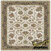 فرش ۷۰۰شانه افشان شاندیز کرم تراکم ۲۵۵۰