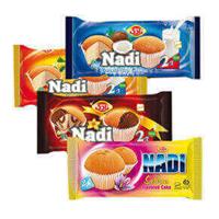 کیک دوقلو میوه‌ای