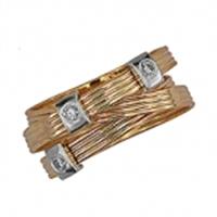 انگشتر جواهر طلای 18 عیار برلیان گرد