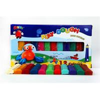 خمیر بازی 12 رنگ مقوائی(1058)