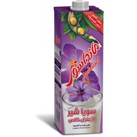 سویا شیر با طعم زعفران
