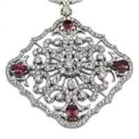 سرویس طلای سفید 18 عیار برلیان