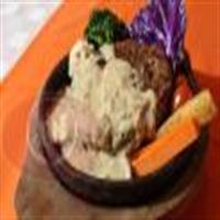 استیک بوقلمون با سس دیجون