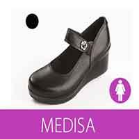 کفش چرمی زنانه مدل مدیسا