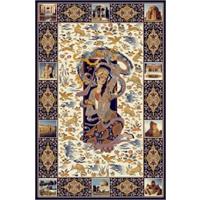 فرش  1000 شانه ابریشم شمال